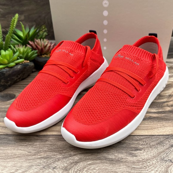 NIB Peter Millar Hyperlight Glide Sneaker US 8 EU 39 Red Womens - Picture 3 of 12